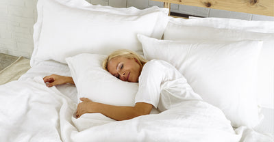 Sleep & Beyond Queen Size Bed Pillow - 100% Organic Cotton & Merino Wool - Ivory (20x30)