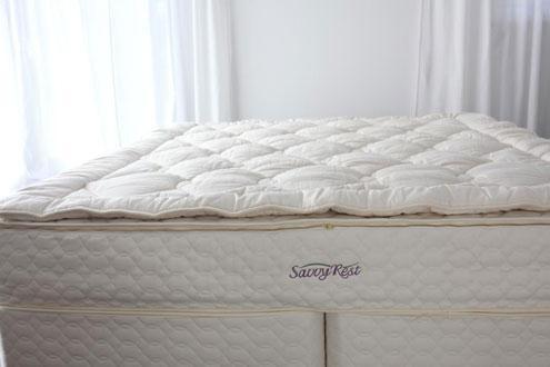 20% Off Savvy Rest Woolsy Organic Wool Mattress Topper