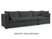 Natural/Organic Two Arm Modular Sofa